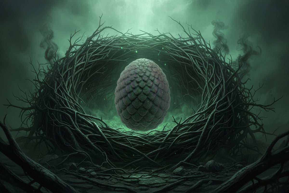 Large Starlight Threaded Dragon Eggs | 15% Bigger Fillable Easter Eggs