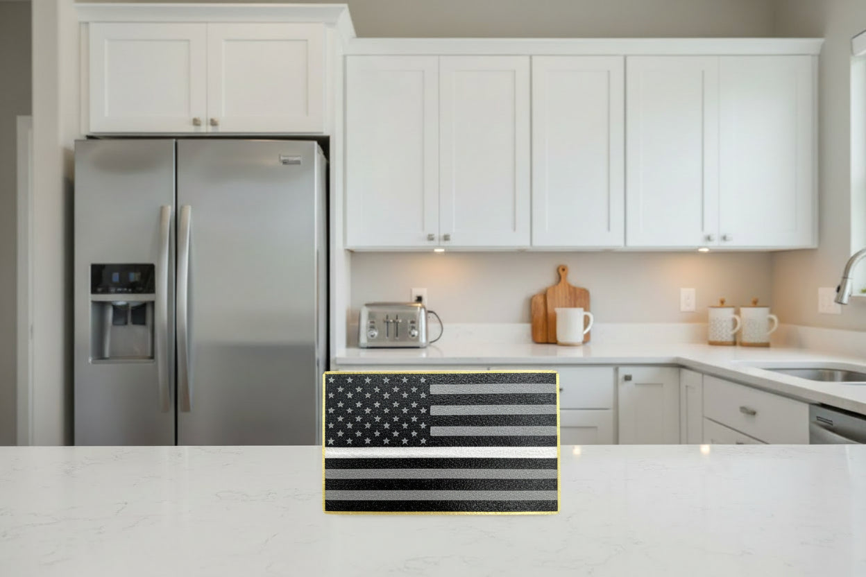 Patriotic US Flag Magnet | Thin Blue Red Line Support Magnet
