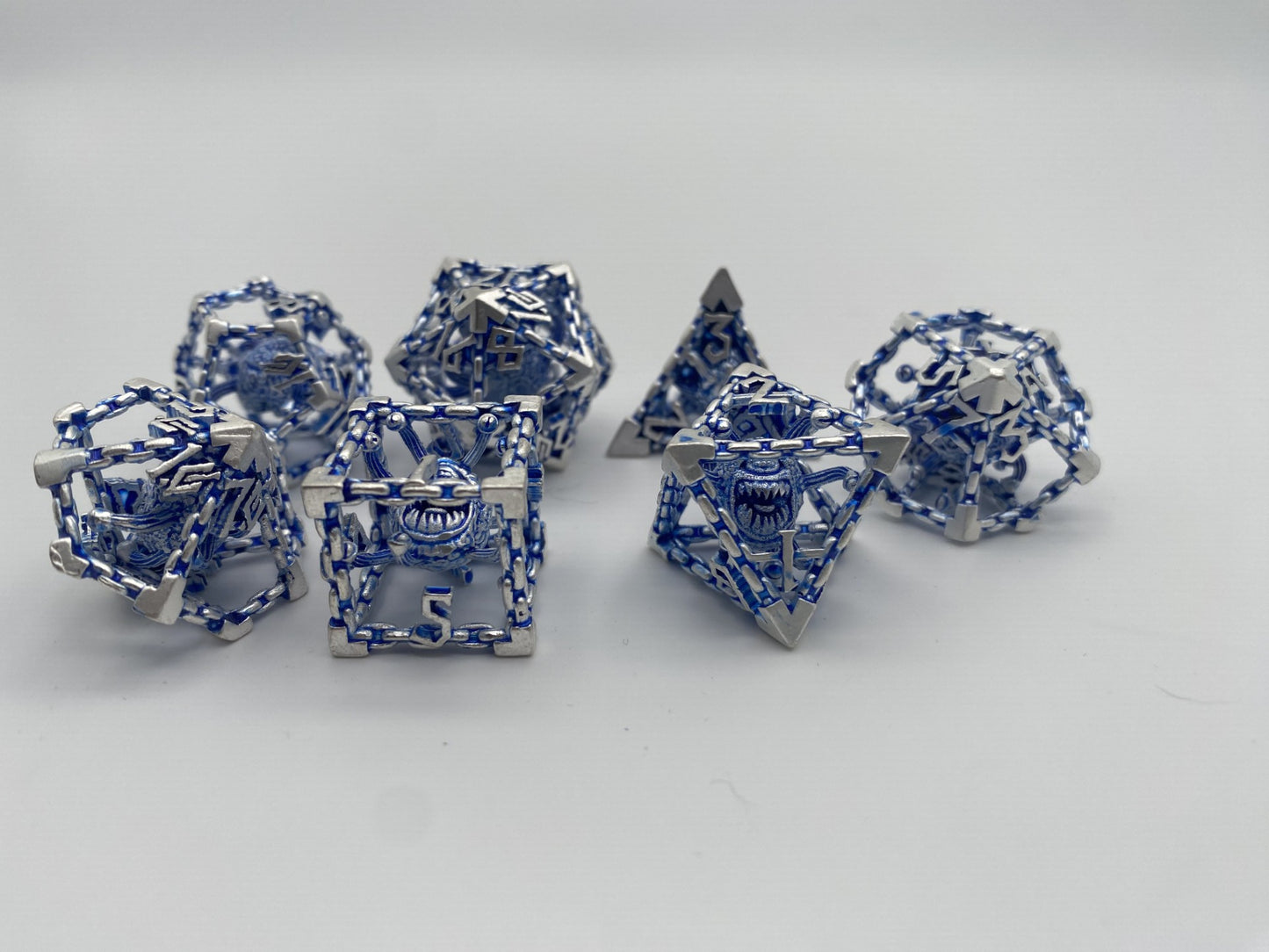 Hollow Metal DnD Dice 7 Piece Set-Beholder's Gates