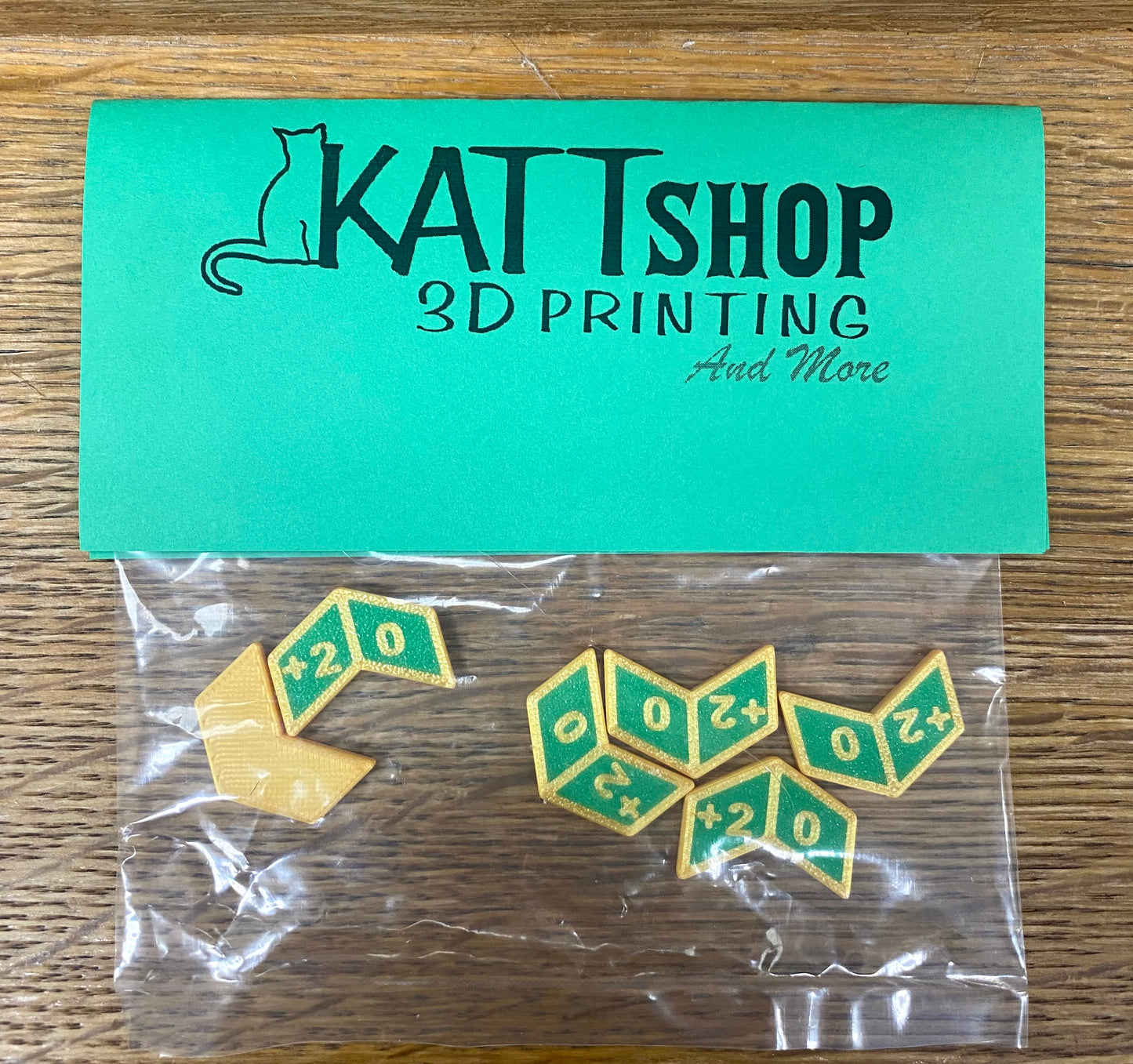 3D Printed MTG Double-Sided Power/Toughness Game Tokens