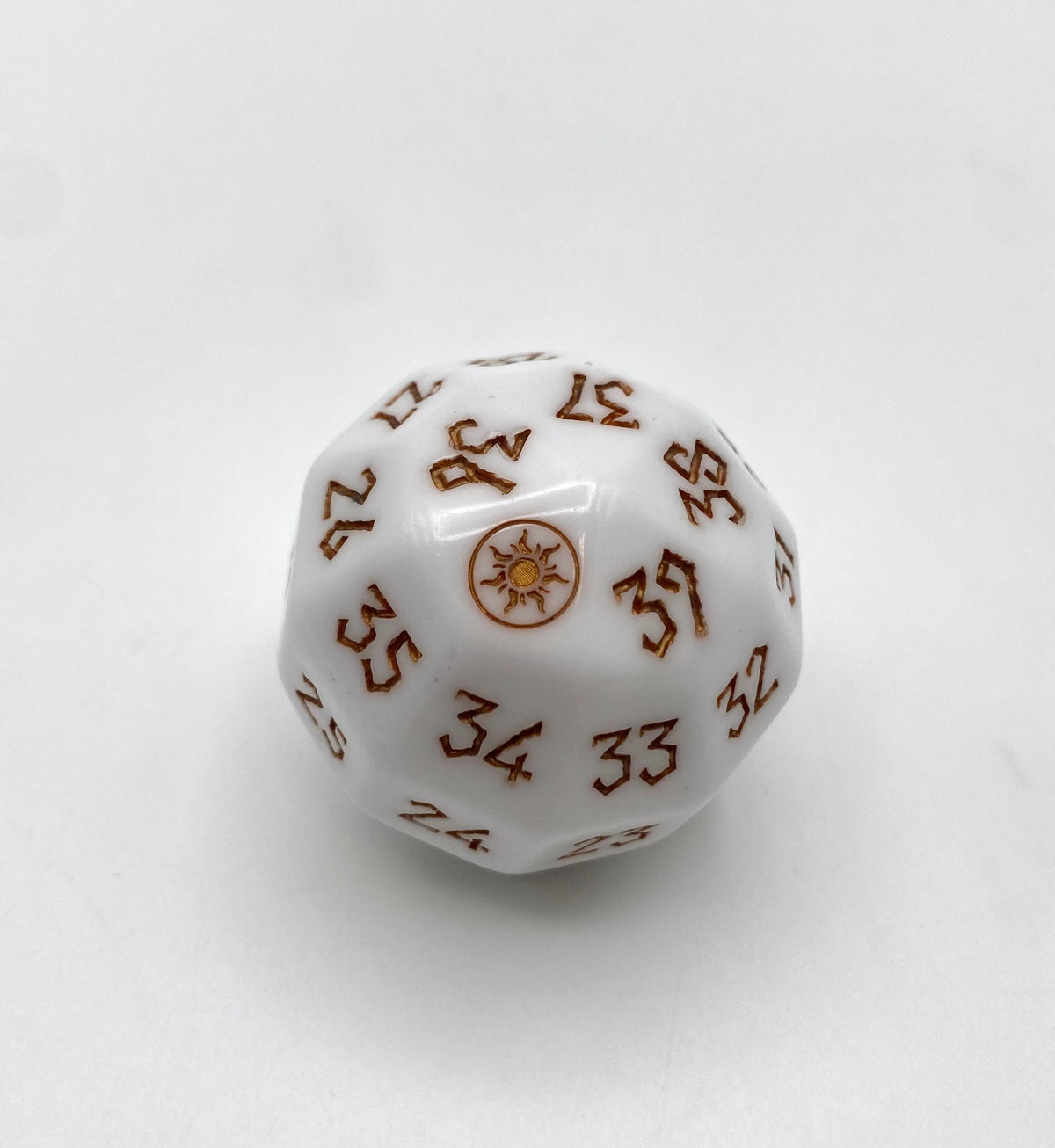 38mm Oversized Acrylic D40 MTG Spindown Life Counter | Deck-Themed