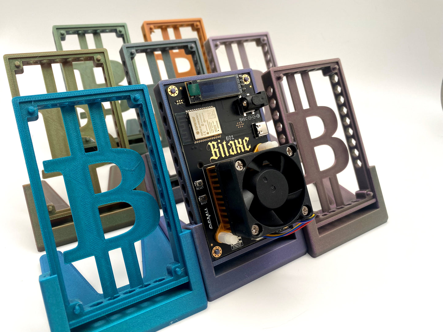 Bitaxe Gamma 601 Display Stand for your Bitcoin and Cryptocurrency Miner Storage and Display