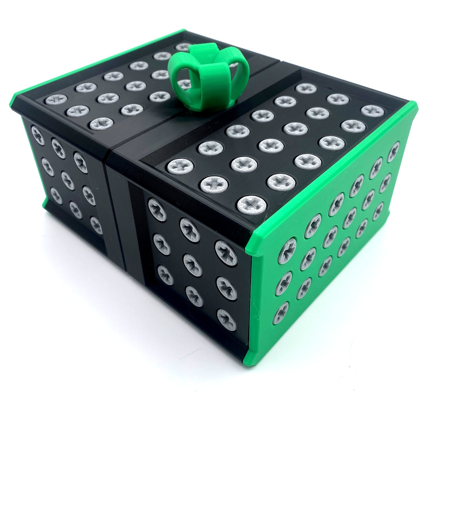Really Annoying Gift Box that makes gift giving an adventure. 3D Printed Puzzle for small item such as Cash, Gift Cards, Challenge Coins.