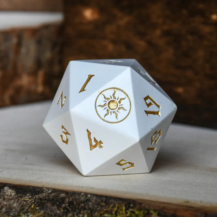 Solid Metal Spindown D20 Life Counter | MTG Commander Life Tracker