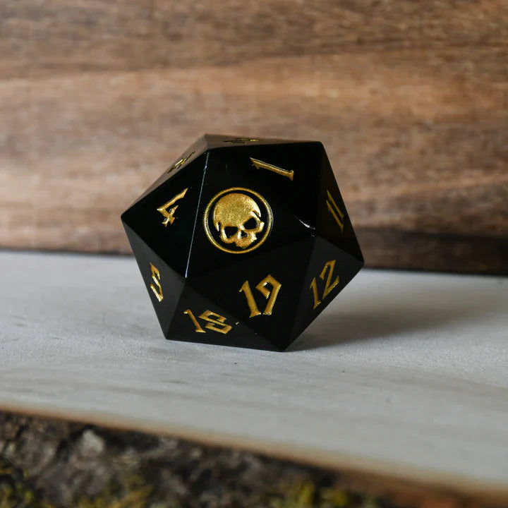 Solid Metal Spindown D20 Life Counter | MTG Commander Life Tracker