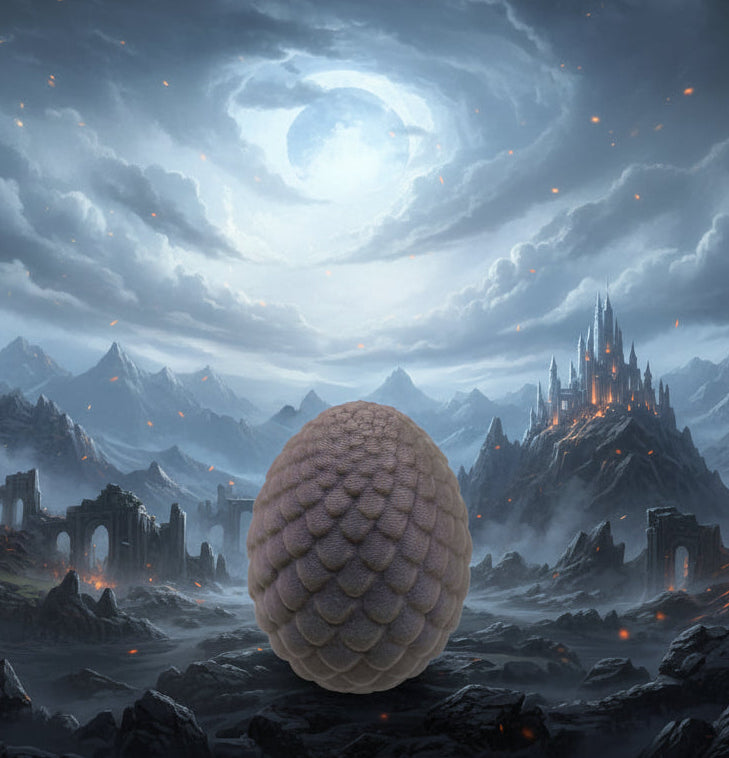 Large Starlight Threaded Dragon Eggs | 15% Bigger Fillable Easter Eggs