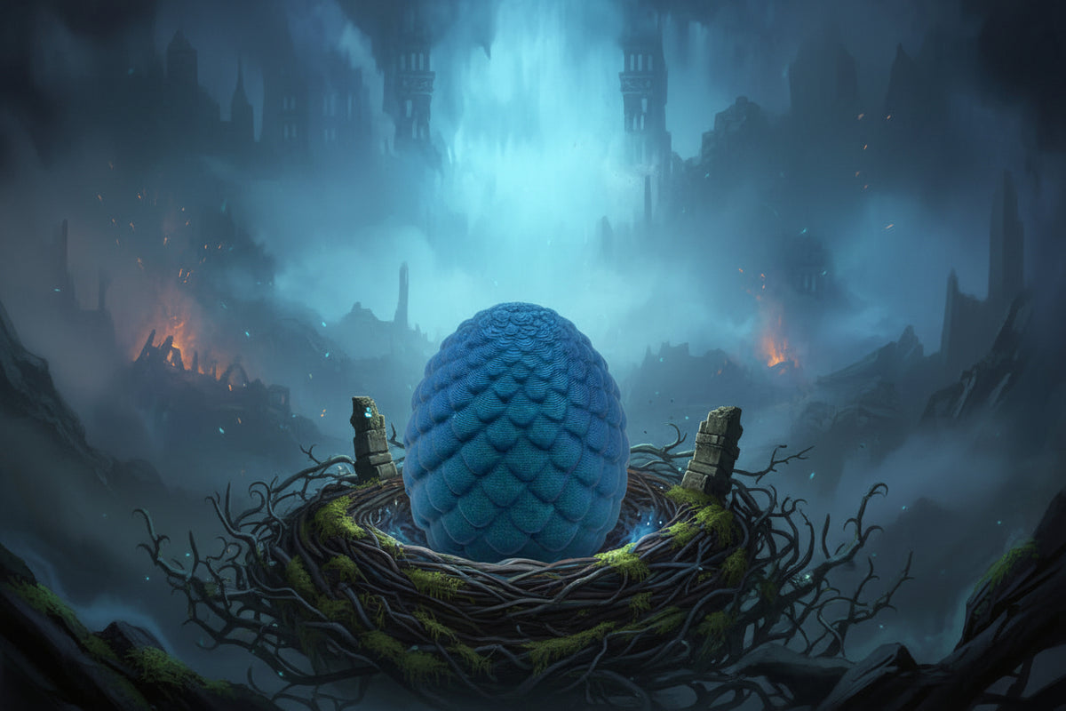 Large Starlight Threaded Dragon Eggs | 15% Bigger Fillable Easter Eggs
