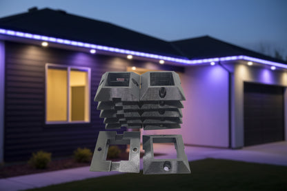 Permanent Light Mounting Bracket designed for Govee RGBIC, Light 2, & ELITE Outdoor Lights.