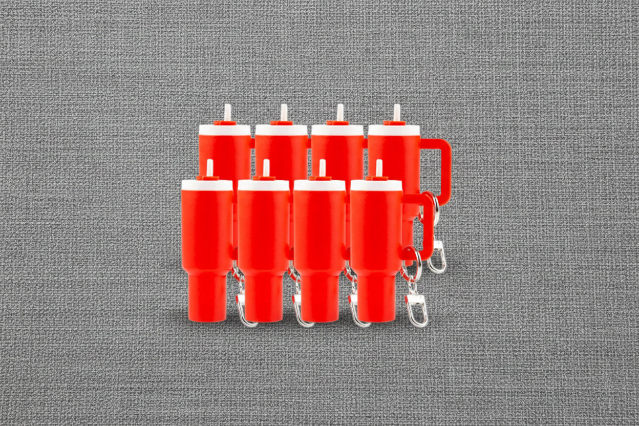 Mini Chapstick Tumbler Holder Keychain Packs | 3D Printed Lip Balm
