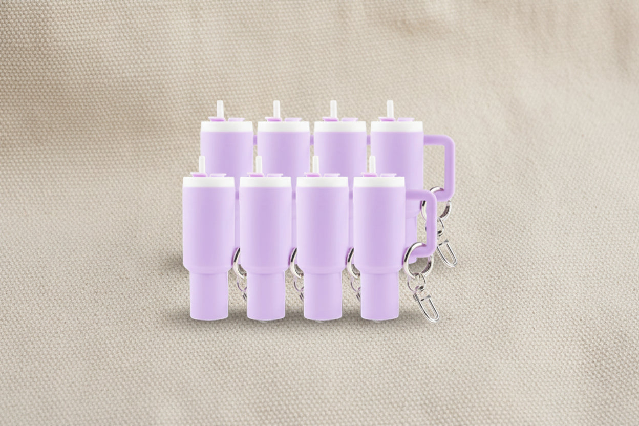 Mini Chapstick Tumbler Holder Keychain Packs | 3D Printed Lip Balm