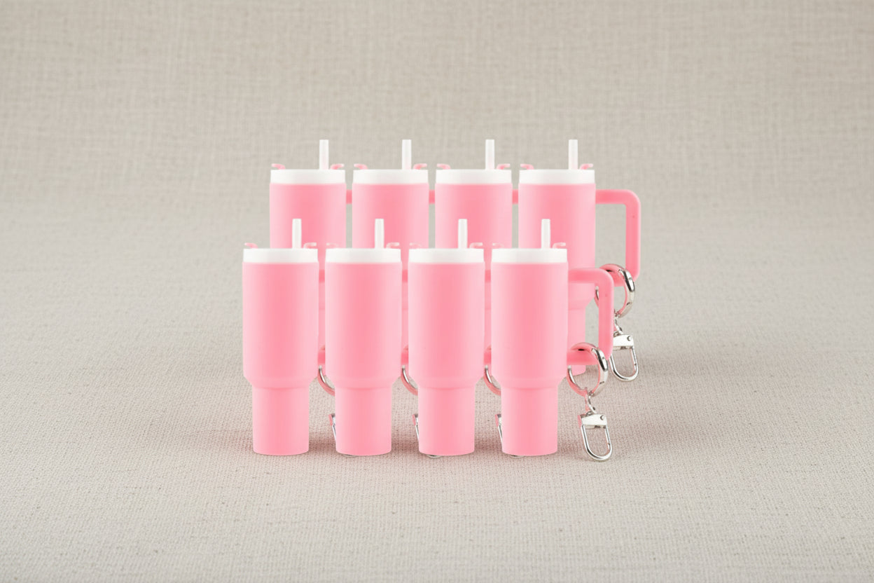 Mini Chapstick Tumbler Holder Keychain