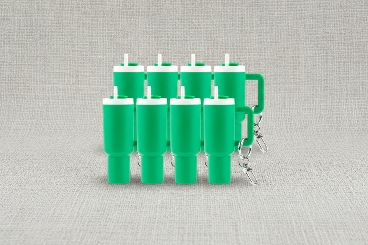 Mini Chapstick Tumbler Holder Keychain Packs | 3D Printed Lip Balm