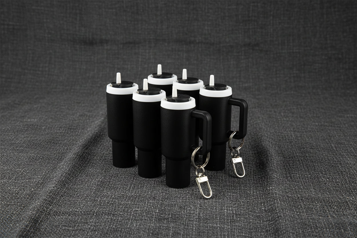Mini Chapstick Tumbler Holder Keychain Packs | 3D Printed Lip Balm