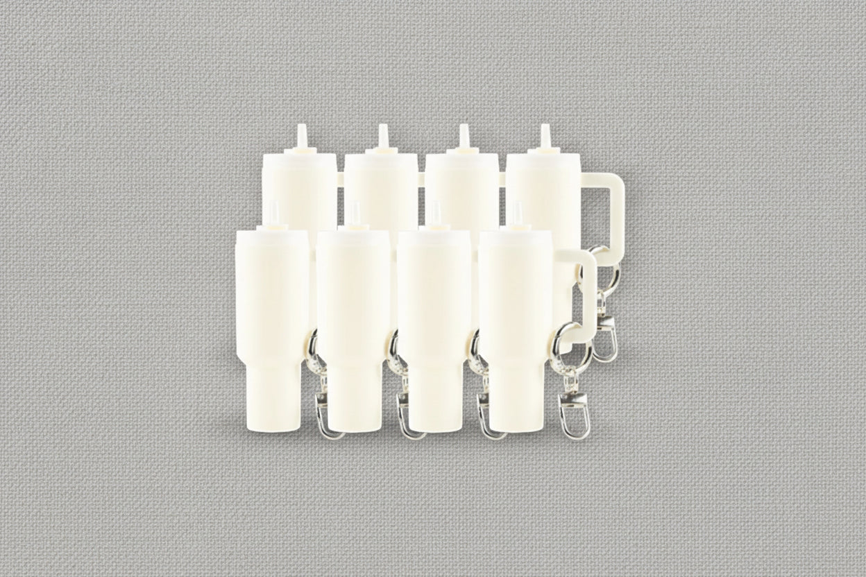 Mini Chapstick Tumbler Holder Keychain Packs | 3D Printed Lip Balm