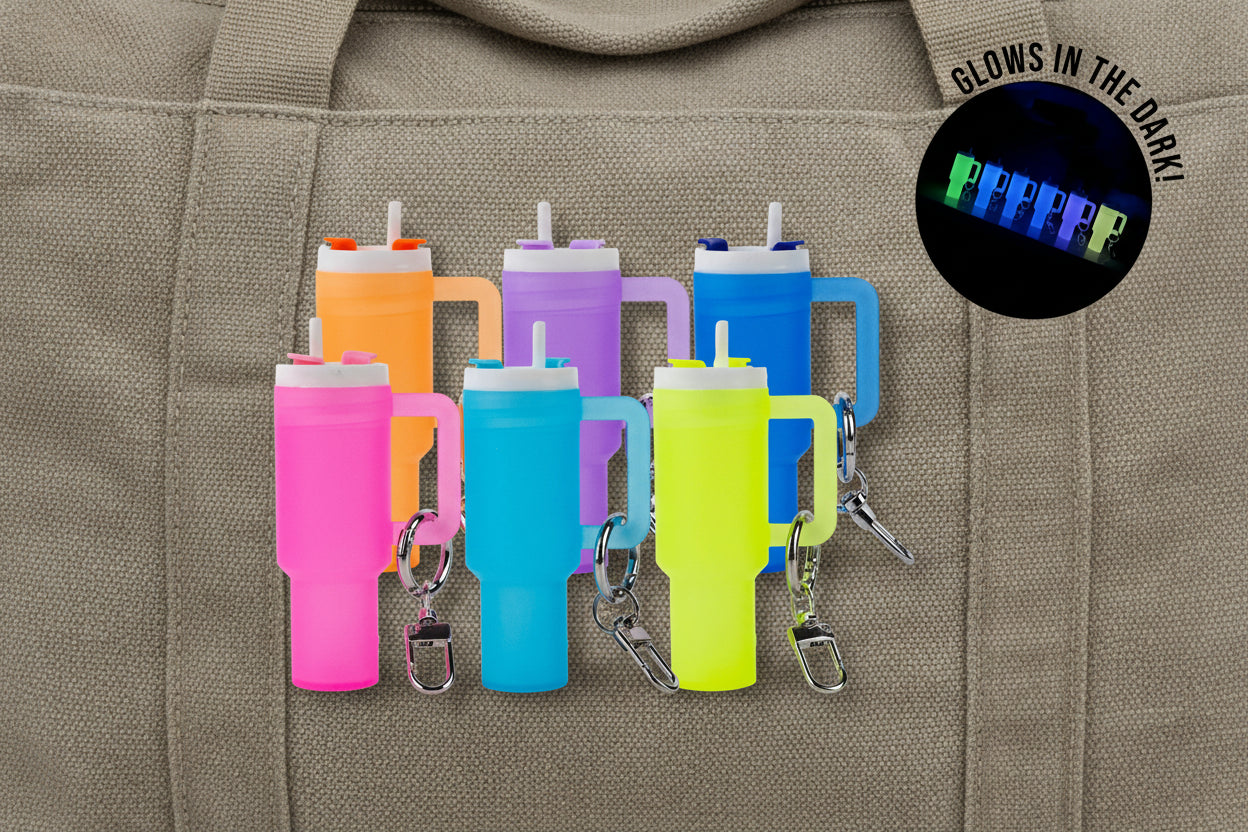 Mini Chapstick Tumbler Holder Keychain Packs | 3D Printed Lip Balm