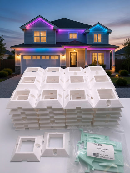Permanent Light Mounting Bracket designed for Govee RGBIC, Light 2, & ELITE Outdoor Lights.