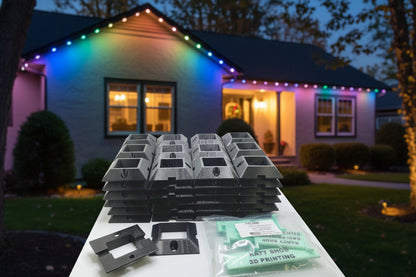 Permanent Light Mounting Bracket designed for Govee RGBIC, Light 2, & ELITE Outdoor Lights.