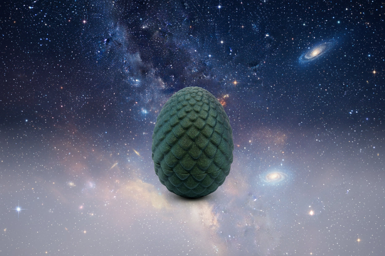 Starlight Threaded Dragon Eggs –Coordinated Colors, Screw-Top Design for Easy Fill-Great Easter Hunt Fillers, Scavenger Games, Unique Gifts