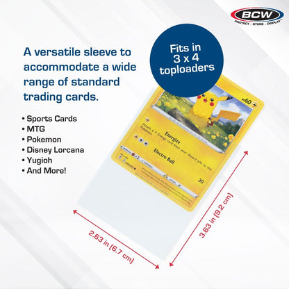 Standard Card Sleeves - 1000 Pack