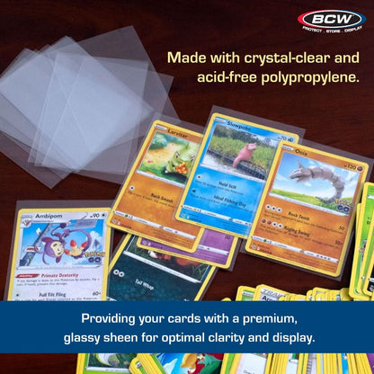 Standard Card Sleeves - 1000 Pack