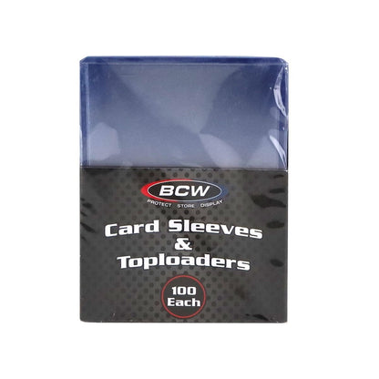 100 Count Card Sleeve and Toploader Combo Pack