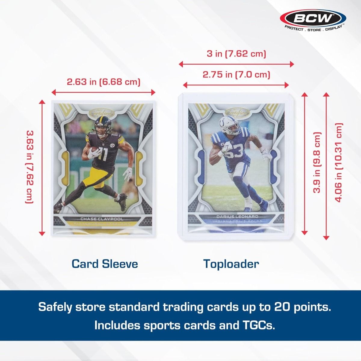 200 Count Card Sleeve and Toploader Combo Pack