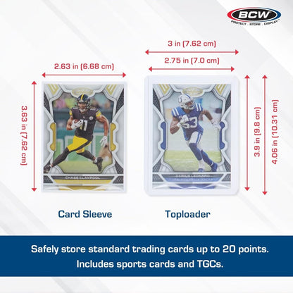 200 Count Card Sleeve and Toploader Combo Pack