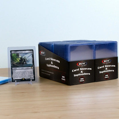 200 Count Card Sleeve and Toploader Combo Pack