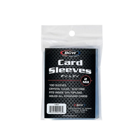Standard Card Sleeves - 100 Pack