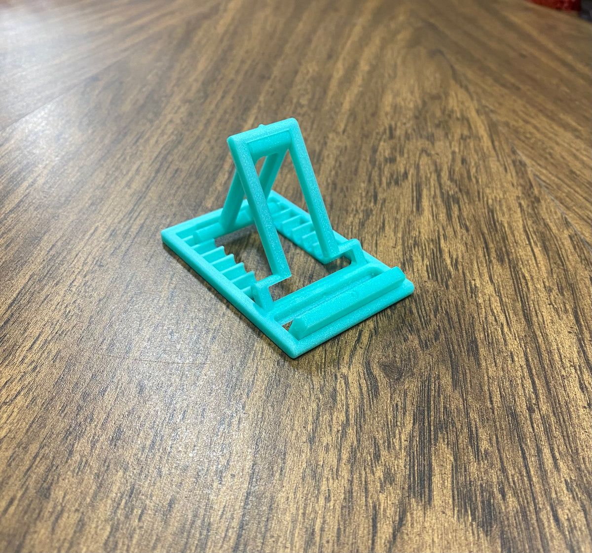 Cell Phone Stand: Collapsible Travel Desk Accessory Ultra Slim Holder