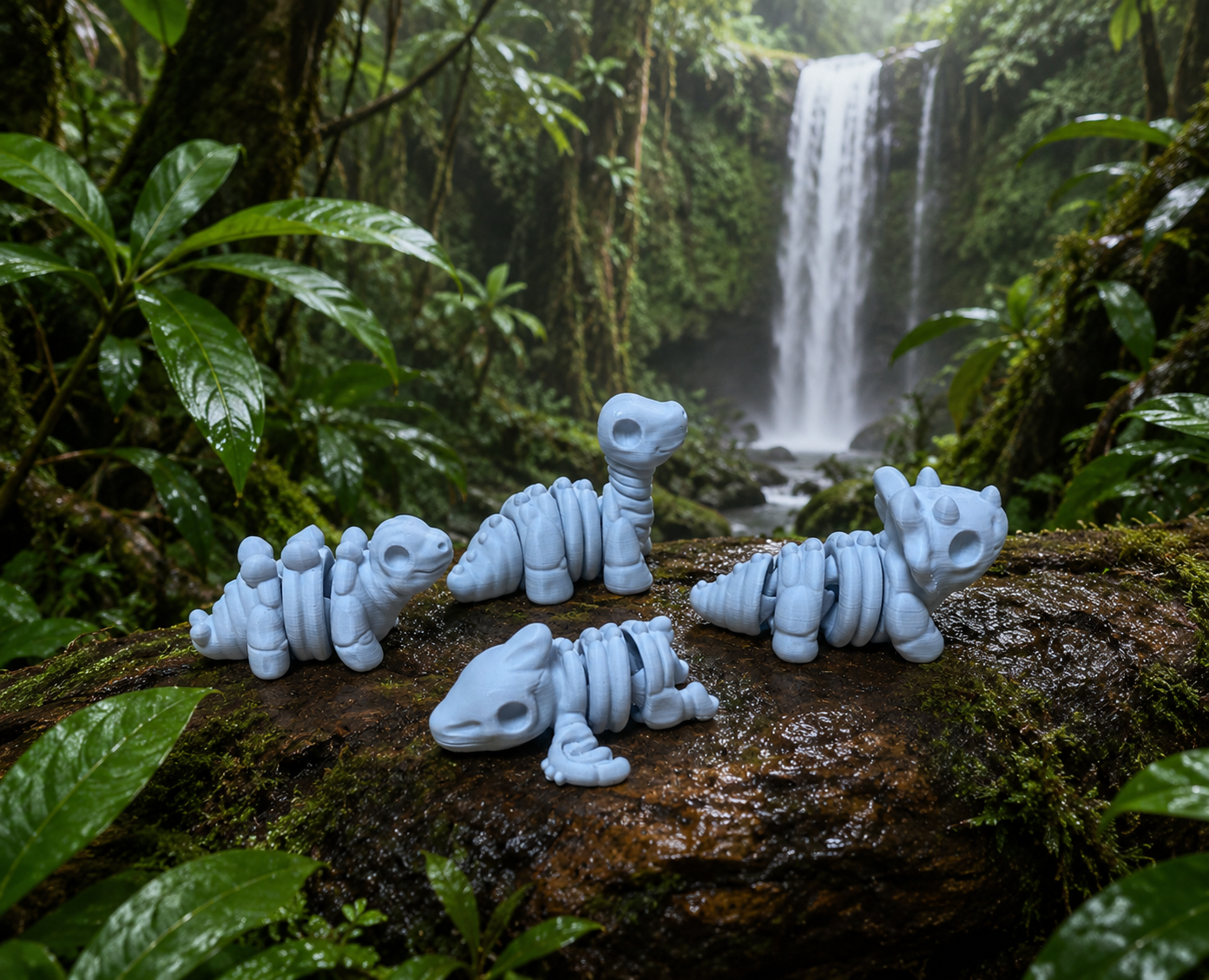 Skeleton Dinosaur 4 Pack-Brontosaurus, Triceratops, Pterodactyl, Stegosaurus