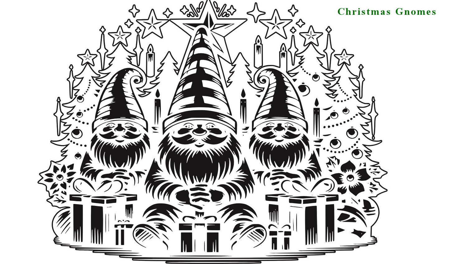 40oz Hogg Tumbler with Christmas Theme Laser Engraving Full Wrap