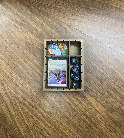 Death Magic Reforged Tome DnD Dice Storage Tray | 3D Printed Book Box