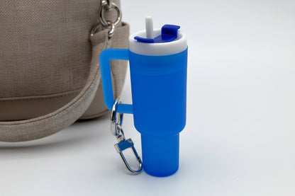 Mini Chapstick Tumbler Holder Keychain | 3D Printed Lip Balm Holder