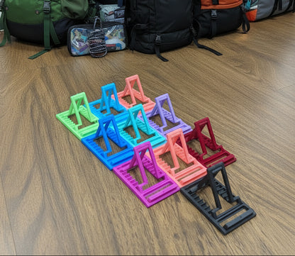 Cell Phone Stand: Collapsible Travel Desk Accessory Ultra Slim Holder