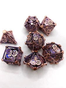 Hollow Metal DnD Dice 7 Piece Set-Weird West Wasteland