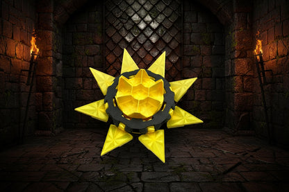 Mechanical Tilting Doors Dice Box | 3D Printed 7-Dice Dramatic Vault