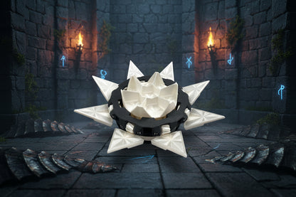 Mechanical Tilting Doors Dice Box | 3D Printed 7-Dice Dramatic Vault