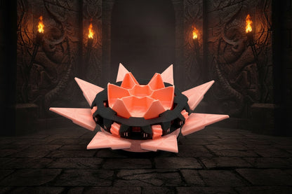 Mechanical Tilting Doors Dice Box | 3D Printed 7-Dice Dramatic Vault