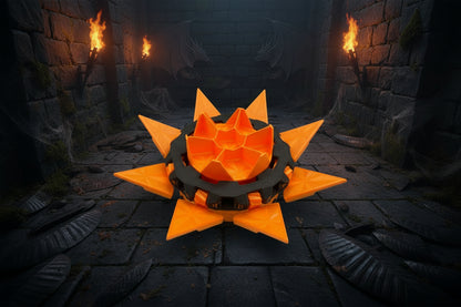 Mechanical Tilting Doors Dice Box | 3D Printed 7-Dice Dramatic Vault