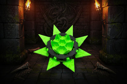 Mechanical Tilting Doors Dice Box | 3D Printed 7-Dice Dramatic Vault