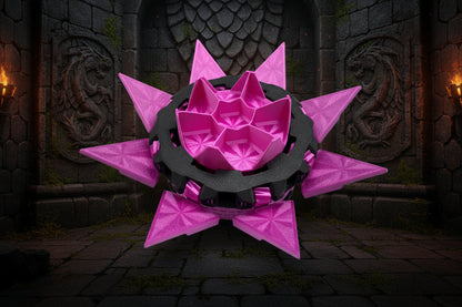 Mechanical Tilting Doors Dice Box | 3D Printed 7-Dice Dramatic Vault