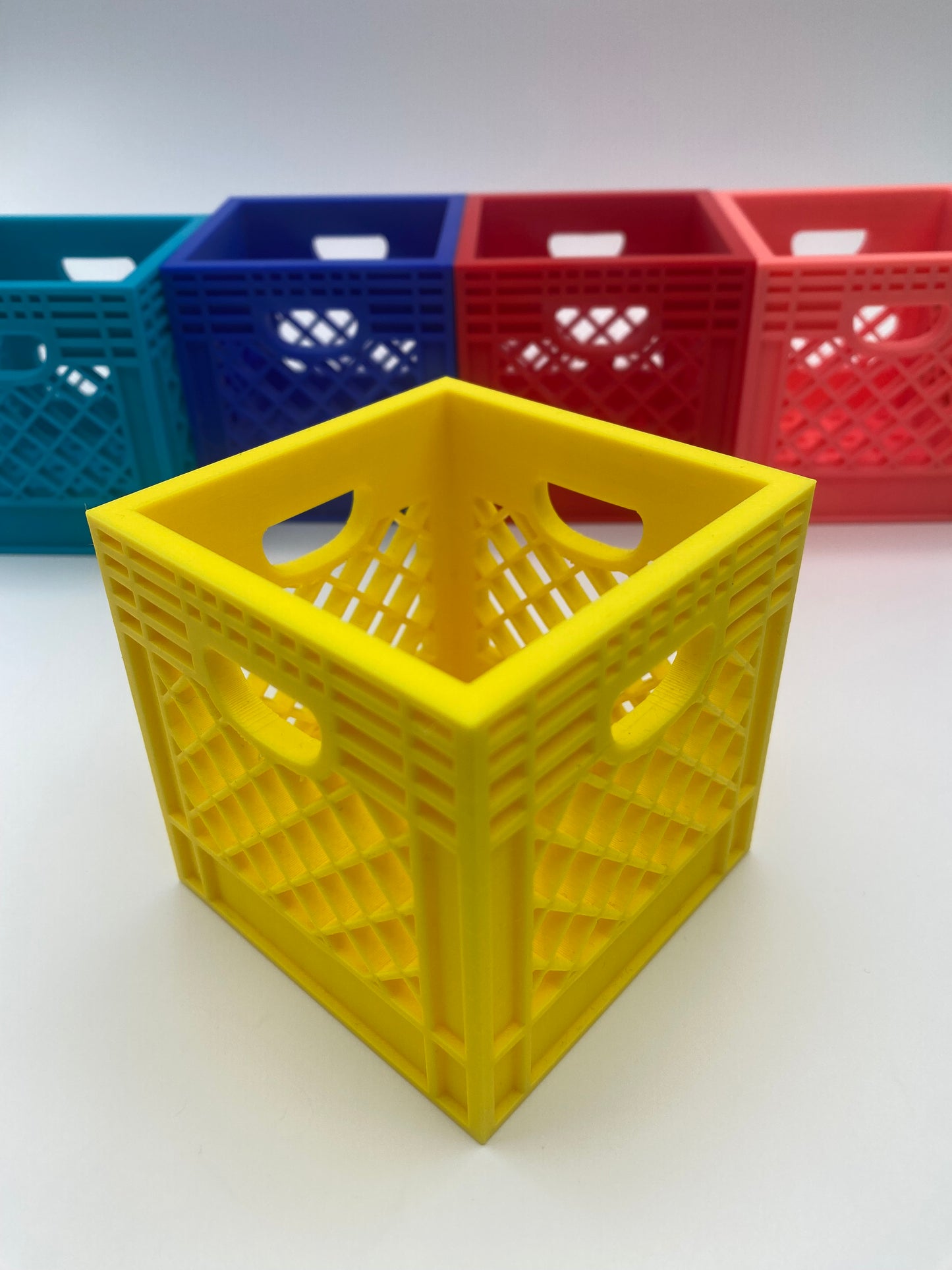 Large Mini Crate Organizer Great for storage for small stuff, Perfect gift idea for Holidays or Stocking Stuffers.