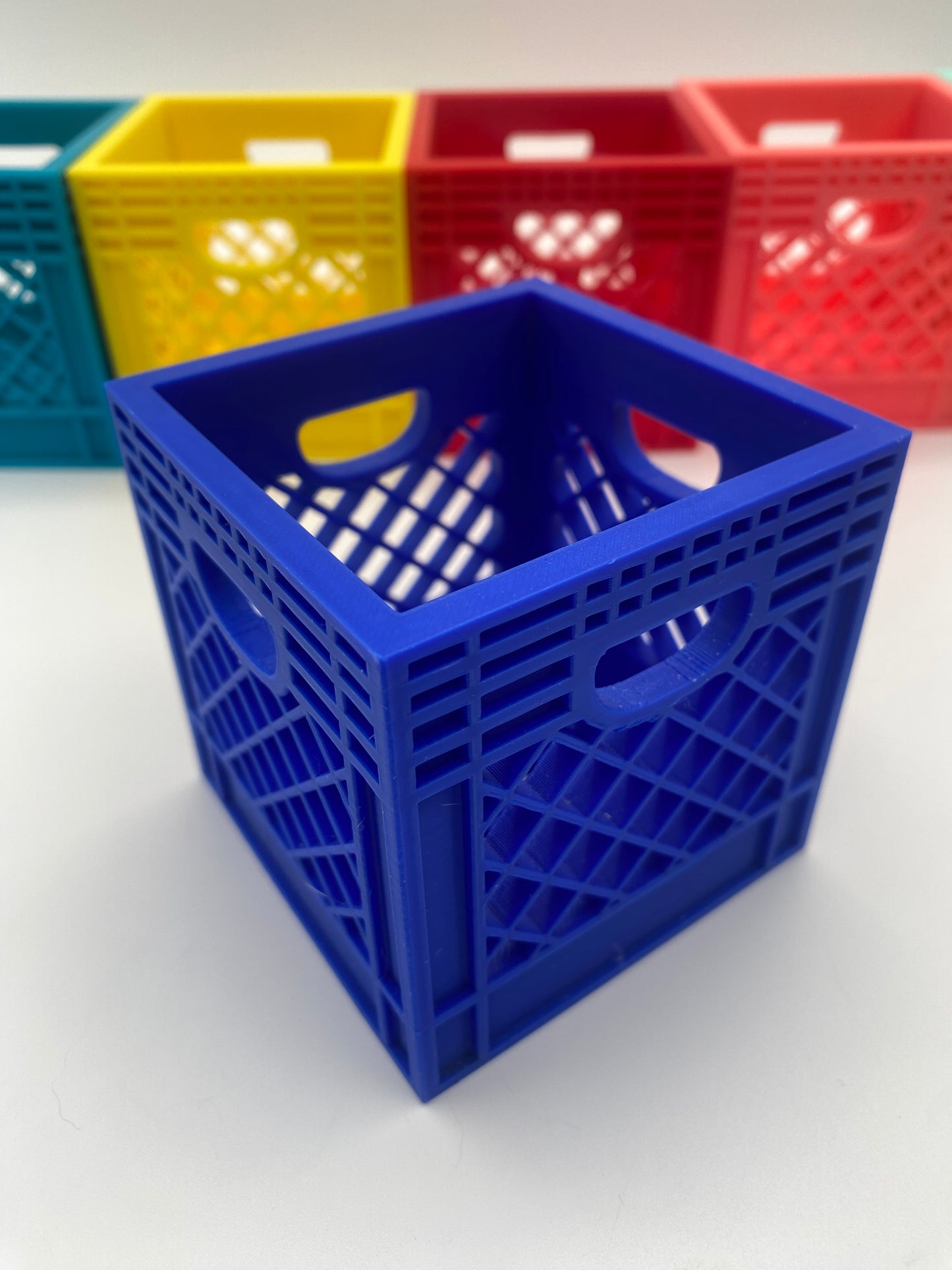 Large Mini Crate Organizer Great for storage for small stuff, Perfect gift idea for Holidays or Stocking Stuffers.