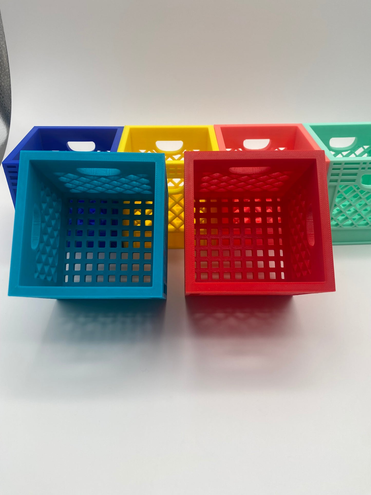 Large Mini Crate Organizer Great for storage for small stuff, Perfect gift idea for Holidays or Stocking Stuffers.