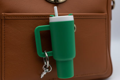 Mini Chapstick Tumbler Holder Keychain | 3D Printed Lip Balm Holder