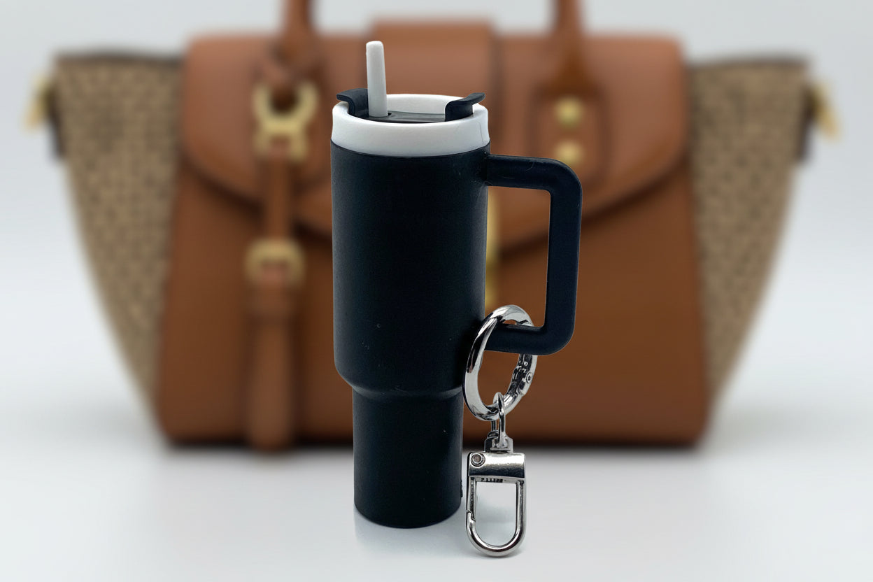 Mini Chapstick Tumbler Holder Keychain