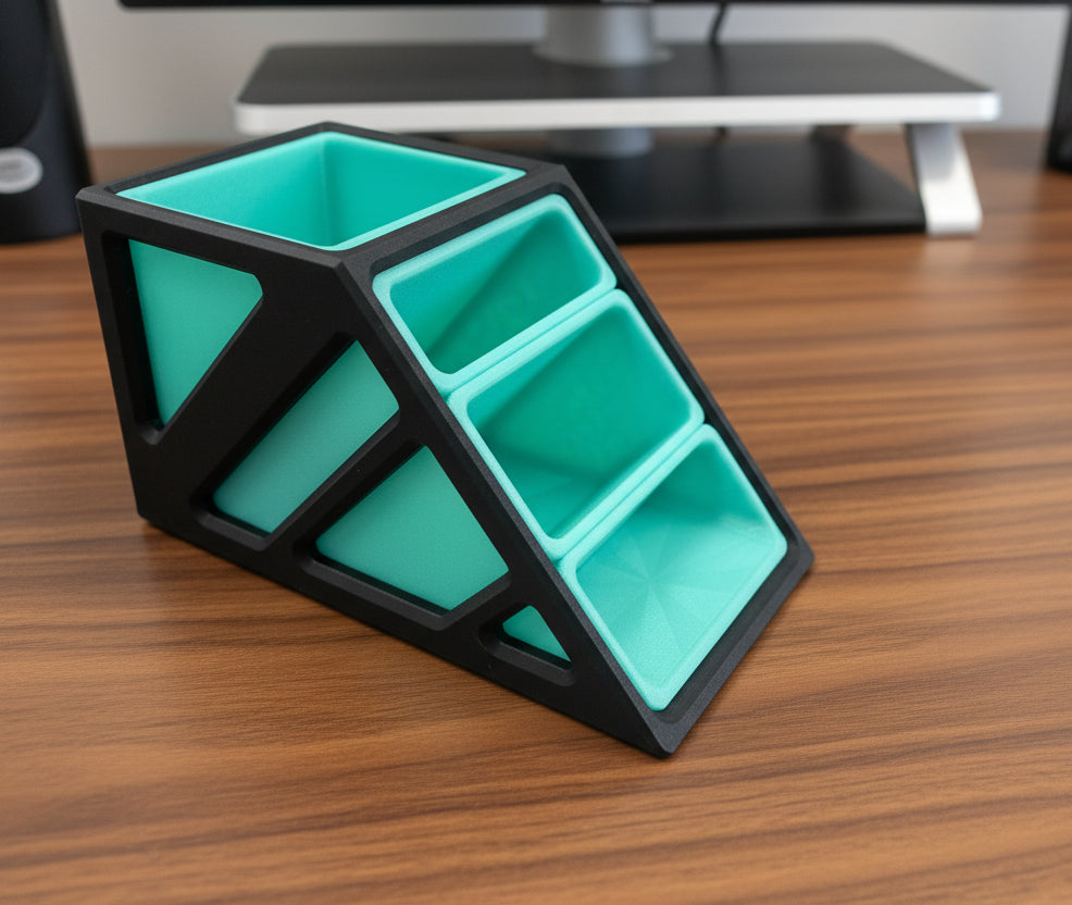 Nexus PRO Desk Organizer | 3D Printed Multi-Compartment Office Holder