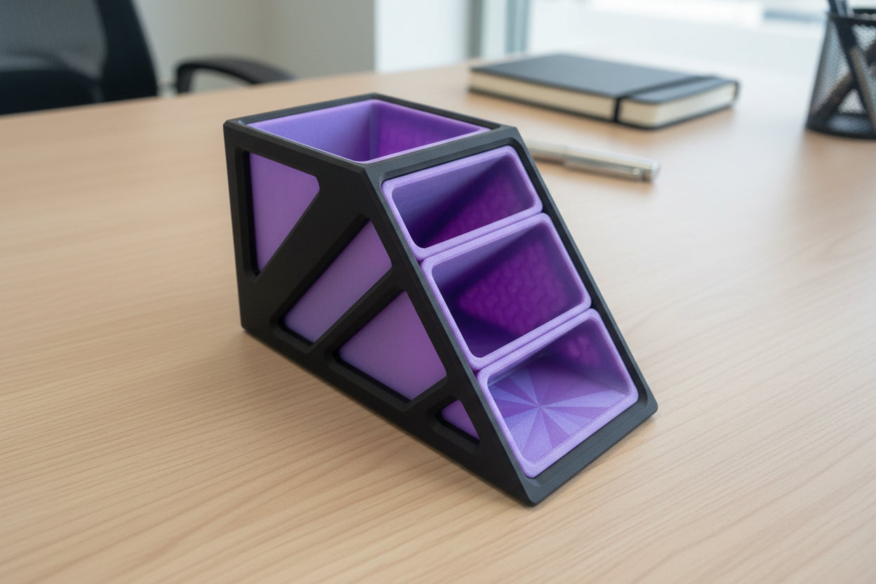 Nexus PRO Desk Organizer | 3D Printed Multi-Compartment Office Holder