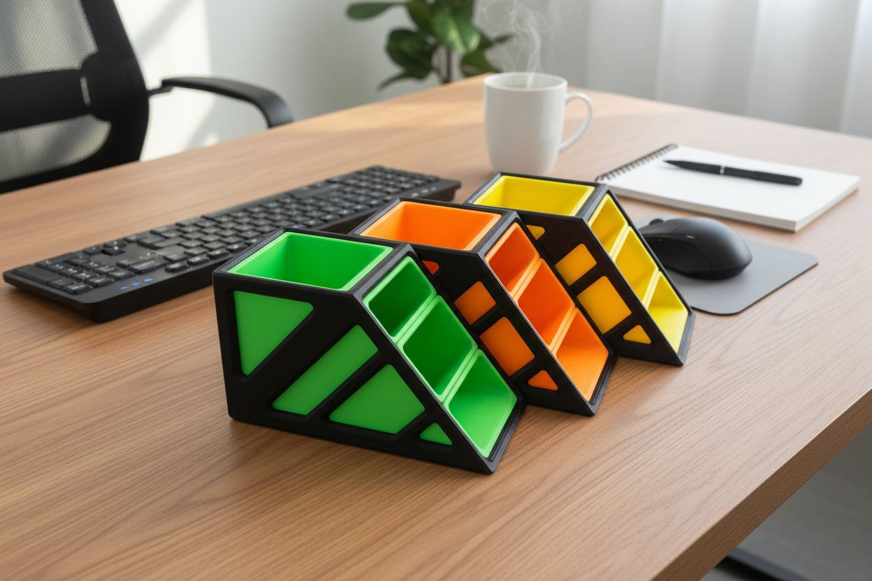 Nexus PRO Desk Organizer | 3D Printed Multi-Compartment Office Holder